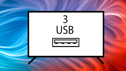 TVs with 3 USB ports
