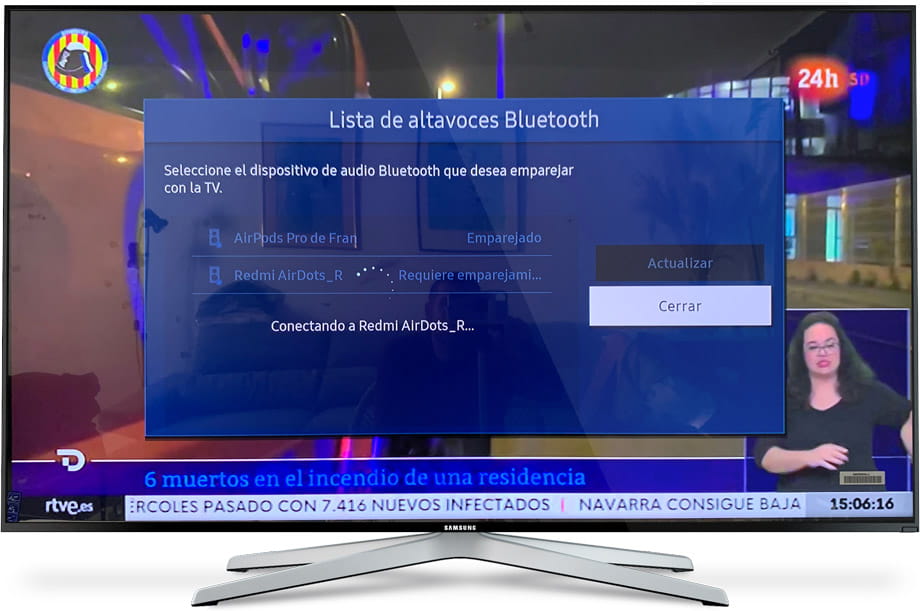 Connecting to Bluetooth Smarthub Samsung