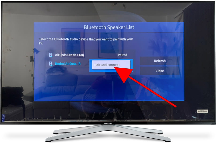 Bluetooth pairing Smarthub Samsung