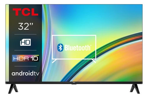 Connect Bluetooth speakers or headphones to TCL 32S5400A