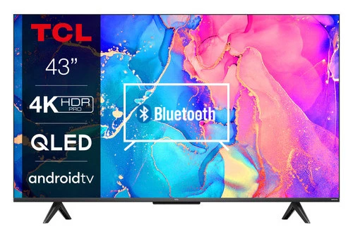 Connect Bluetooth speakers or headphones to TCL 43C635K
