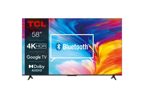 Connect Bluetooth speakers or headphones to TCL 58P635