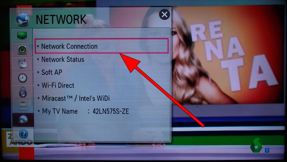 Network connection NetCast OS