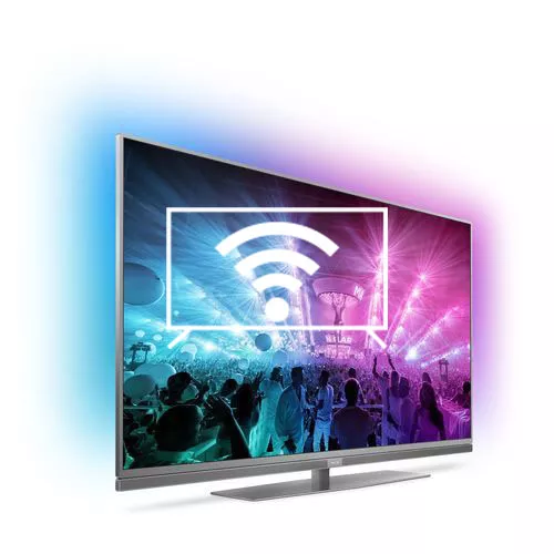 Connect to the Internet Philips 4K Ultra Slim TV powered by Android TV™ 49PUS7181/12