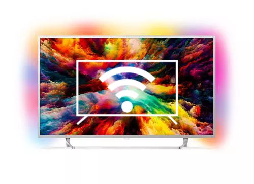 Connect to the Internet Philips Ultra Slim 4K UHD LED Android TV 55PUS7383/12