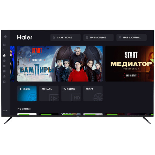 Haier 65 SMART TV MX NEW 4K Ultra HD Wi-Fi Black 6