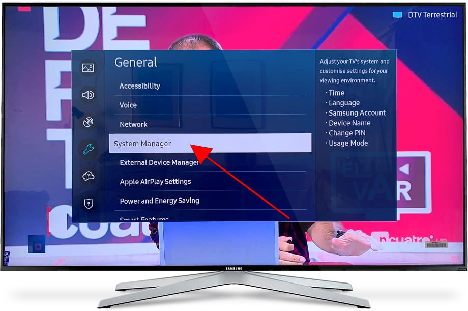 Samsung TV System Manager