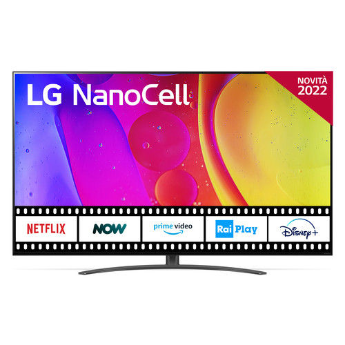 LG NanoCell 55NANO826QB.API TV 139.7 cm (55") 4K Ultra HD Smart TV Wi-Fi Grey, Black 0