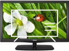 How to edit programmes on Haier LE22T1000F