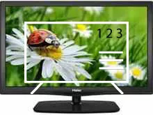 How to edit programmes on Haier LE24T1000