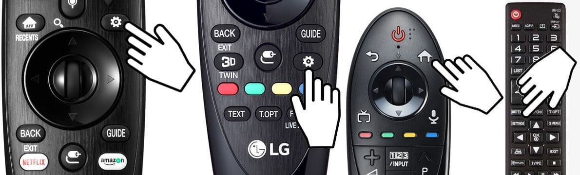 LG remotes