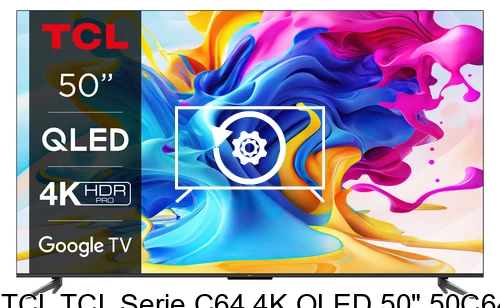 Reset TCL TCL Serie C64 4K QLED 50" 50C649 Dolby Vision/Atmos Google TV 2023
