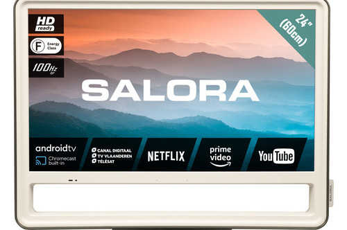 Salora CUBE24 TV 61 cm (24") HD Smart TV Wi-Fi Silver, White