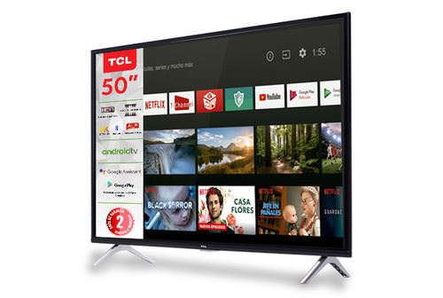 TCL 50A435 TV 127 cm (50") 4K Ultra HD Smart TV Wi-Fi Black, Silver 1