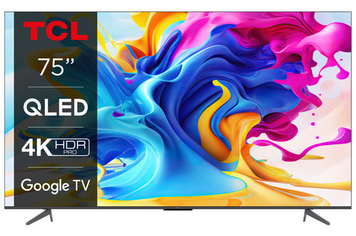 Connect to the Internet TCL TCL Serie C64 4K QLED 75" 75C649 Dolby Vision/Atmos Google TV 2023